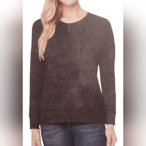 Womens 32 Degrees Heat Crew Neck Lightweight Sweatshirt Size XXLarge Charcoal